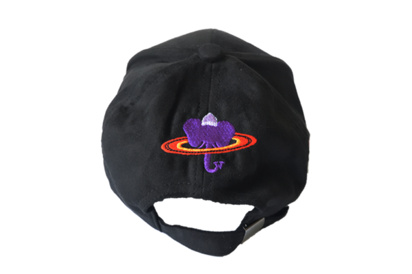 Black suede On A Mission dad hat