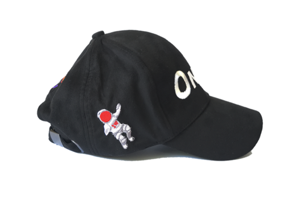 Black suede On A Mission dad hat