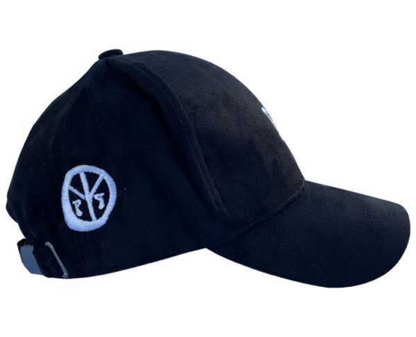 Black suede Protect Your Peace hat